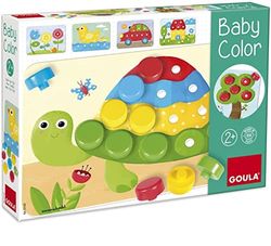 Goula 53140 Baby Color Houten Puzzel Peuter Speelgoed Kinderen vanaf 2 jaar Nederlands Educatief Speelgoed