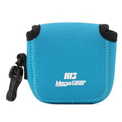 MegaGear MG1312 Estojo de câmara ultra leve, de neoprene compatível com DJI Osmo Action, Sony RX0 II, GoPro Hero 7, Sony RX0 1.0, GoPro Hero 5 Black, Hero 6 Black - azul