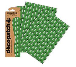 Decopatch C721O - 1 busta da 3 fogli di carta stampata 30x40 cm, Pere