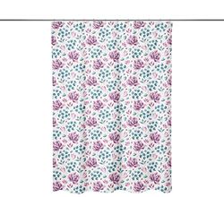 Bonamaison Digitally Printed Shower Curtain, 1 Piece 150x200 Cm - Designed And Manufactured in Turkey
