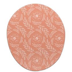 Bonamaison, Tappetino per mouse ergonomico con poggiapolsi, con stampa digitale, antiscivolo, per ufficio e casa, dimensioni: 20 x 23 cm