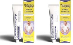 Metanium Everyday Barrier Ointment, Protection From Nappy Rash, For Everyday Nappy Change, Fragrance Free, Lanolin Free 40 g (Pack of 2)