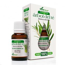 Soria Natural Aceite de Árbol de Té - Potente Antiséptico Natural, Ayuda Mejora la Salud de la Piel, Acné, Hongos, Picor - Aceite Esencial 100% Puro - Botella de 15 ml