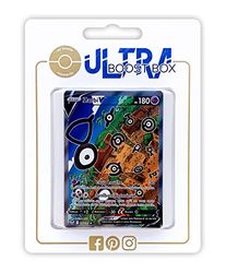 Zarbi V (Unown V) 177/195 Alternative Full Art - Myboost X Epée et Bouclier 12 Tempête Argentée - Box med 10 franska Pokémon-kort