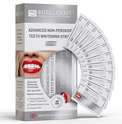 Pro Intellident Teeth Whitening Strips | Home Teeth Whitening Strips Developed by British Dentists for Instant Results