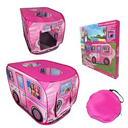 Barbie Camper XL pop-up gordijn 112 x 72 x 72 cm materiaal polyester 190T stofbodem incl. Boras draaggreep