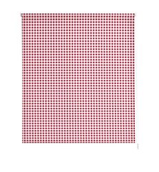 Estoralis | Cuisine | Store Enrouleur Moderne | Tissu translucide imprimé | Vichy-2 Rouge | 90 x 180 cm. (Largeur/Hauteur) Taille du Tissu 87 x 175 cm. | Stores pour fenêtres et Portes