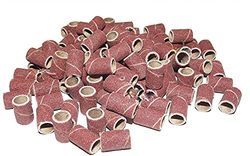 LEOFLA 100 Pezzi Cilindri Abrasivi Universali Per Fresa Manicure Ricostruzione Unghie