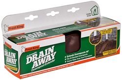 Frost King DE46BR Automatic Plastic Drain Away Downspout Extender, Extends 4-Feet, Brown