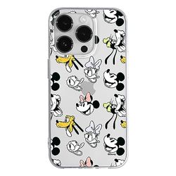 ERT GROUP mobiltelefonfodral för Iphone 14 PRO MAX originalt och officiellt licensierat Disney mönster Disney Friends 005 optimalt anpassad till formen på mobiltelefonen, gedeeltelijk transparant