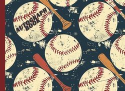 Baseball Autograph Book: Memory Keepsake for Signatures from Players, Coaches, Teammates, and Friends; 8.25x6"