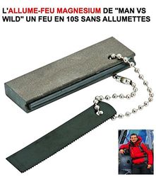 LCM2014 Genial ALLUMEZ Partout Meme sous LA Pluie sans Allumette L'ALLUME FEU Magnesium DE Man VS Wild