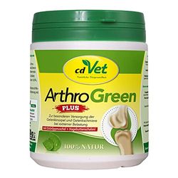 cdVet Natural Products ArthroGreen plus 330 g - optimally supports the musculoskeletal system and joints in acute phases - nutrition-related support - for the strength of bones and cartilage