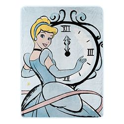 Northwest Cinderella Micro Raschel Throw Blanket, 46" x 60", On Time