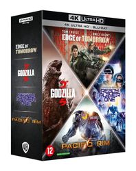 EDGE OF TOMORROW + READY PLAYER ONE + PACIFIC RIM + GODZILLA (4PK) (UHD)