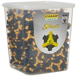Champ Q-Lok 400 skål golf krampon svart/gul