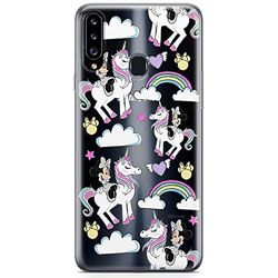 ERT GROUP mobiltelefonfodral för Samsung A20S originalt och officiellt licensierat Disney mönster Minnie 037 optimalt anpassad till formen på mobiltelefonen, gedeeltelijk transparant