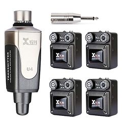 Xvive 2.4GHZ WIRELESS IN EAR MONITOR SYSTEM WITH TWO RECEIVERS