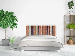 Hoofdbord bed PVC digitale print | imitatie oud hout verticaal 150 x 60 cm | Origineel en economisch hoofdeinde