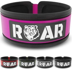 Roar® Gym Lumbale Gordel, Sportgordel Voor Mannen En Vrouwen, Gewichthefgordel, Powerlifting, Gewichtheffen, Bodybuilding, Sportgordel Voor Heren, Gewichtsgordel