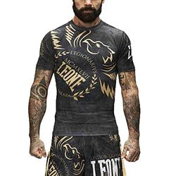 LEONE 1947, Légionnaire Rashguard, Adulte Unisexe, Noir, XL, AB925