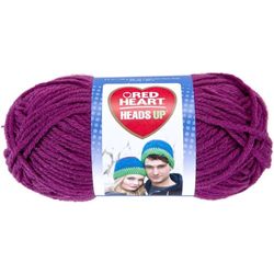 Coats Yarn E821-530 Red Heart Heads Up Yarn, Magenta, Acrylic, Multicolour, 7.62x17.78x7.62 cm