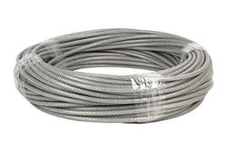 CABLE ACERO (10mm) 8X10MM 6X19+1 PLAST. (25 M) - Unid: 1