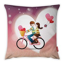 Bonamaison Funda de cojín, Cotton, Multicolor, 45X45