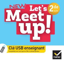 Let's Meet up! Anglais 2de - ed. 2023 - Clé USB