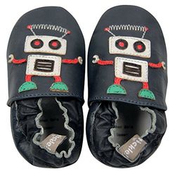 Tommy Tickle Unisex Babies Robot Open Back Slippers, Blue (Navy/Black/Silver/Red/Jade Navy), SUK Child