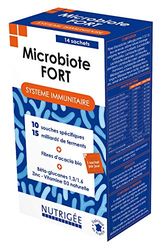 NUTRIGÉE - Microbiote Fort - Immunité - Renforce Le Système Immunitaire, Protège L'Organisme, Nourrit La Flore - Complexe Synergique - 14 Sachets - Programme de 14 Jours - Fabriqué en France