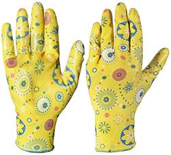 Verdemax 4983 - Guantes de jardín, Color Amarillo