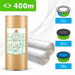 400m ECO FRIENDLY liner compatible with Tommee Tippee Tec & Simplee bin | compatible with Angel | compatible with Litter Locker + cardboard for easy refilling - Perfumed, Anti-Odour+