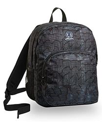 Invicta S.P.A. Mochila Benin M, Streak, negro, 28 l, doble compartimento, escuela y tiempo libre, Negro, Talla única, Moderno