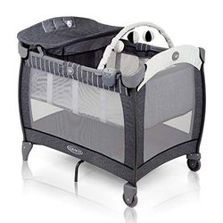 Graco Contour Electra resesäng med integrerat skötbord, musik och vibration, Suits Me 9D899SMEEU 1 st (1-pack)