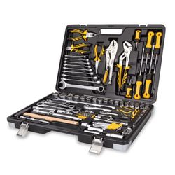VITO Universal Tool Box 119 Piece Tool Set Assembly for the Professional, Installation and DIY Engineer - Tool Box, Tool Box