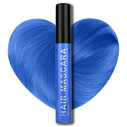 Stargazer Neon Blue UV-Reactive Hair Mascara, Wash Out Colour