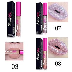 Cmaadu Matte Liquid Lipsticks Kit Waterproof Long Lasting Lip Gloss Gift Set ( 3, 7, 8)