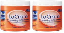 Mixa Intensif Peaux Sèches - La Crème des Peaux Très Sèches et Ternes - Multi Usages Visage, Corps, Mains, Pieds - Nourrit 48h et Ravive l'Éclat - Pénétration Rapide - Hypoallergénique - Pot 400 ml?
