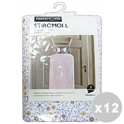 Stiromoll Lot de 12 Serviette pour Table à Repasser, pluricomposto, Multicolore, Taille Unique