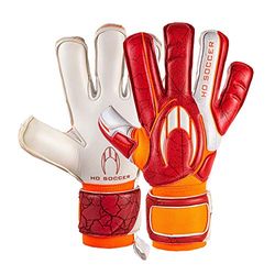 HO Soccer Kontankt Blaze Guantes de Portero, Unisex Adulto, Rojo/Naranja, 9