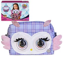 Purse Pets, Print Perfect Hoot Couture - Jouet interactif pour Animal Domestique et Sac à Main avec Plus de 30 Sons et réactions - Jouets pour Enfants pour Filles de 5 Ans et Plus