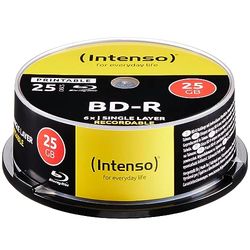 Blu-Ray, 25 GB bedrukbaar - 25 spindel