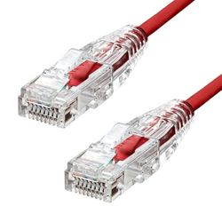 proxtend Ultra Slim CAT6A U/UTP CU LSZH Ethernet-kabel Rood 5M