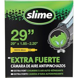 Slime 30073 Câmara interior de bicicleta com selante de furos Slime, selado automático, prevenção e reparação, válvula de pressão