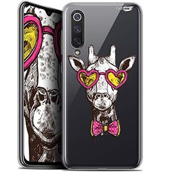 Beschermhoes voor Xiaomi Mi 9 SE, ultradun, motief: Hipster Giraffe