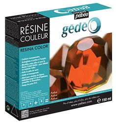 Pébéo Kit résine de couleur 150 ml Ambre