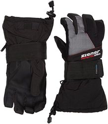 Ziener Merfos AS glove SB snowboard-handschoenen voor volwassenen, waterdicht, ademend, zwart/nebula stru, 11