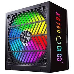 Cooler Master XG750 Plus Platinum Power Supply Unit (UK) - 80 Plus Platinum 750W, Fully Modular, Real-Time Display, 100% Japanese Capacitors, 135mm FDB ARGB Fan - 10 Year Warranty, Black with ARGB