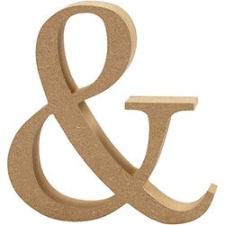 Symbol, H: 8 cm, thickness 1,5 cm, MDF, &, 1pc